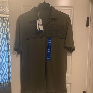 Adidas Olive Green Polo Shirt